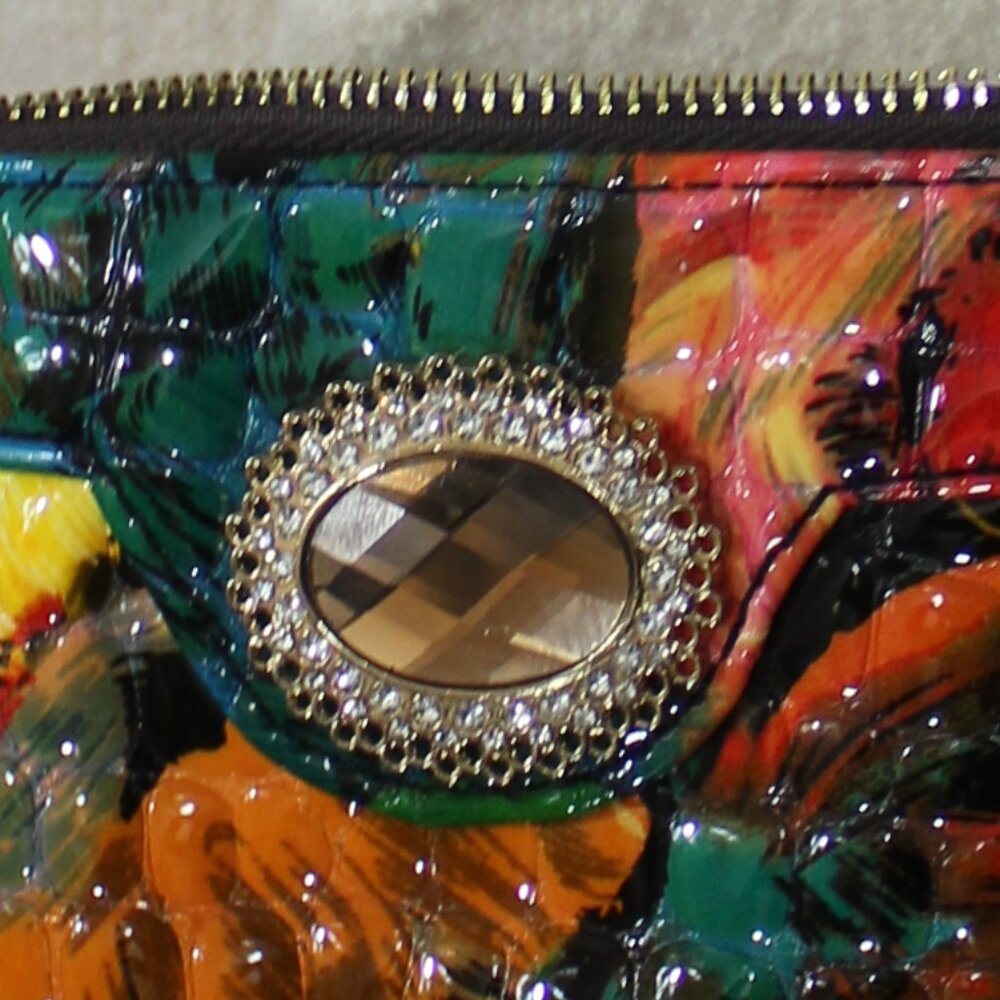 Bolando Boldo Collection Designer Floral Zippers … - image 4